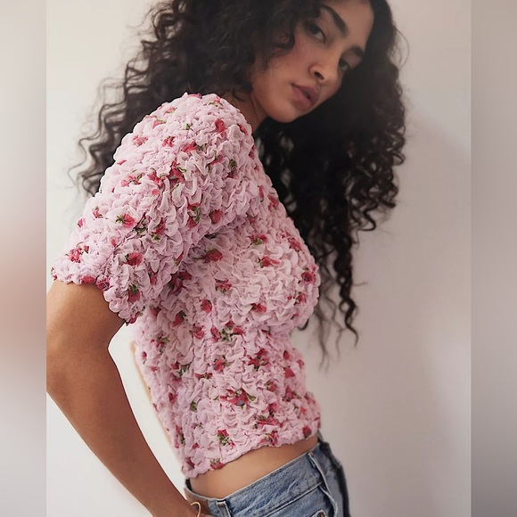 NEW Free People Rosie Posie Top - Picture 2 of 15